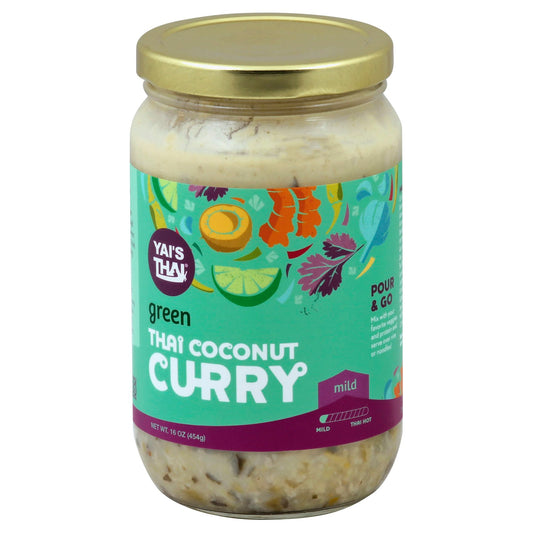 Yais Thai Curry Green Coconut Thai 16 oz (Pack of 6)