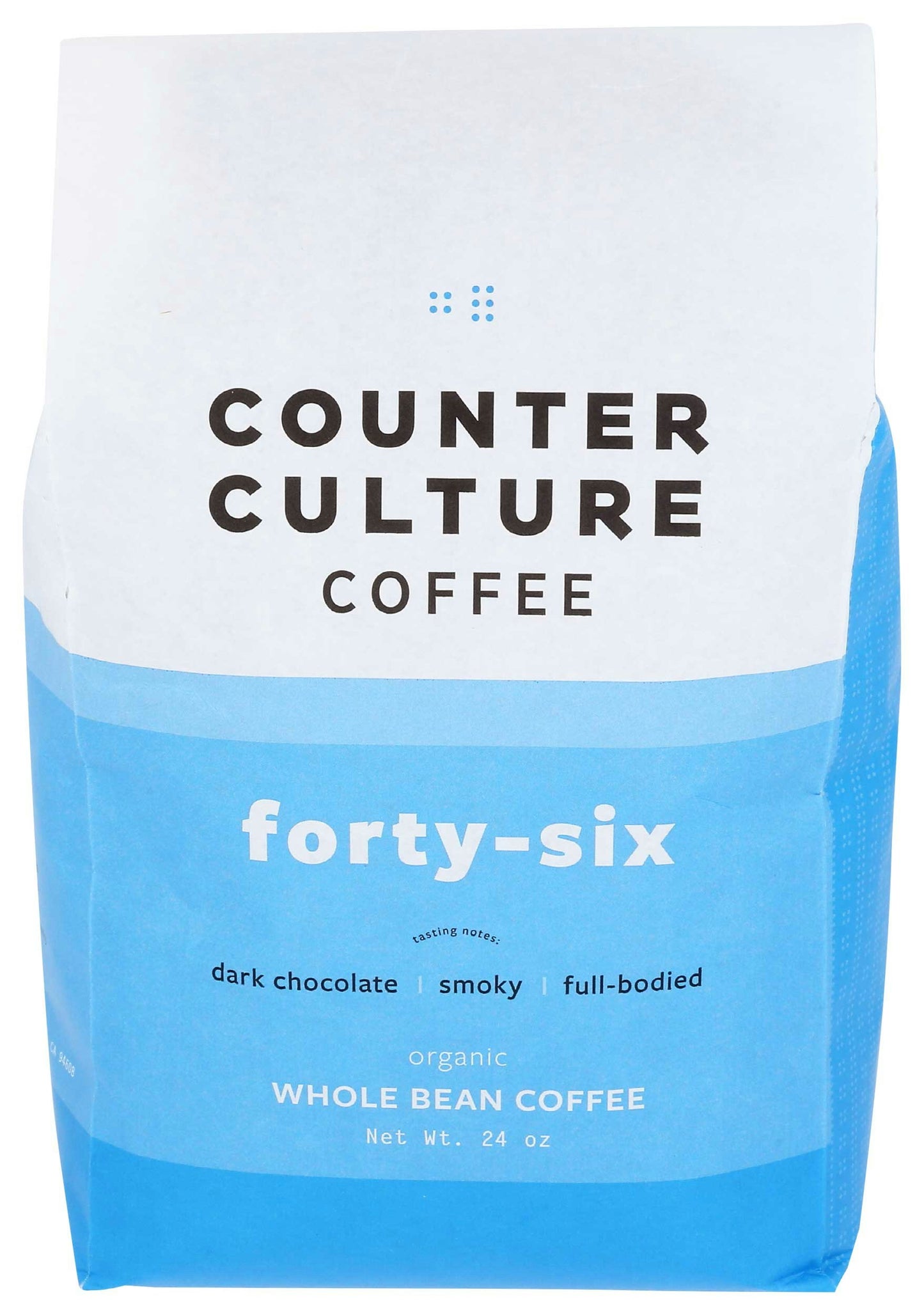 Counter Culture Forty Six Organic Whole Bean Coffee 24 Oz Pack of 6