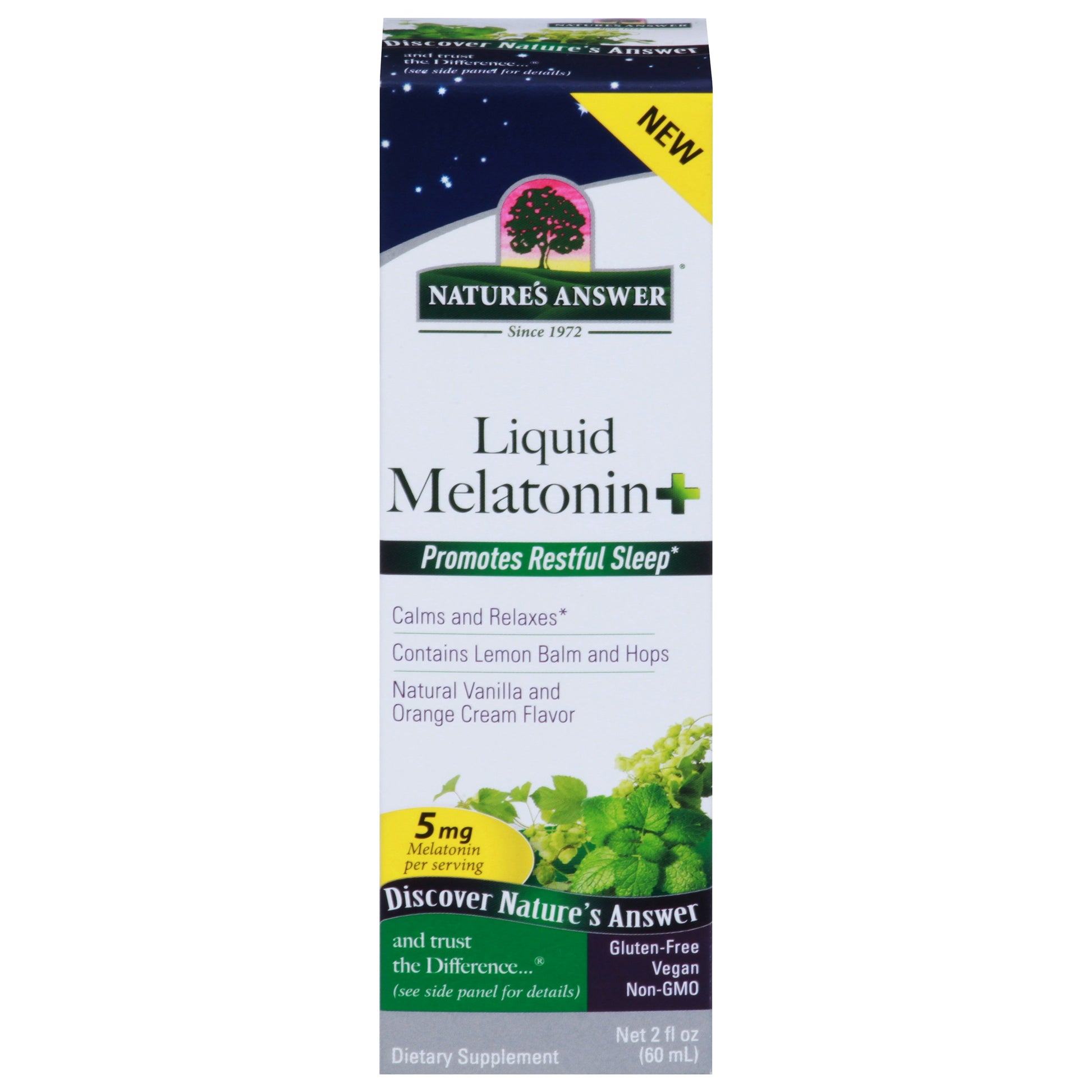 Natures Answer Melatonin 5Mg Plus 2 Fl Oz