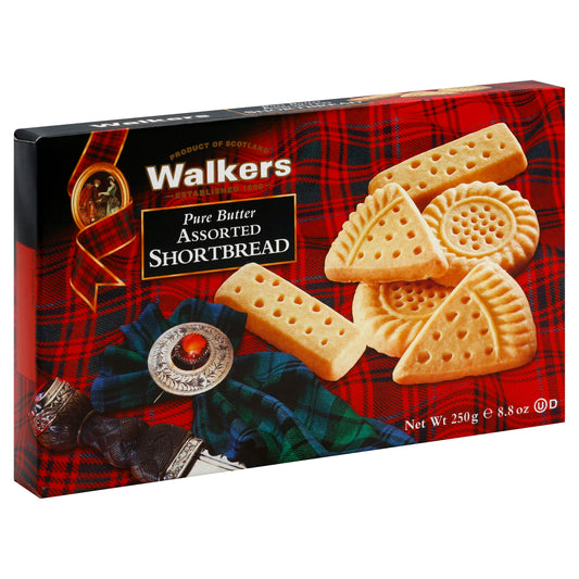 Walkers Shortbread Assorted 8.8 oz (Pack of 6)