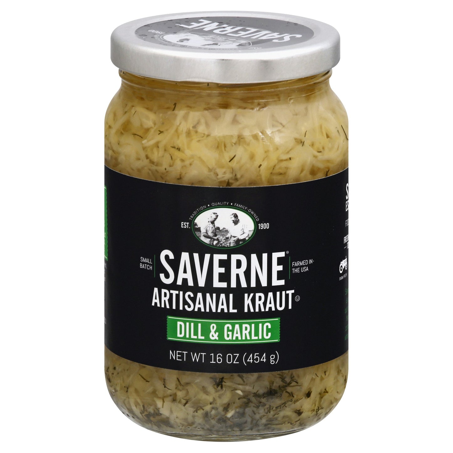 Saverne Kraut Artisana Dill Garlic 16 Oz (Pack of 6)