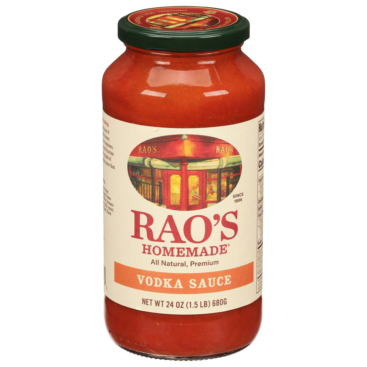 Raos Sauce Vodka 24 oz (Pack of 6)