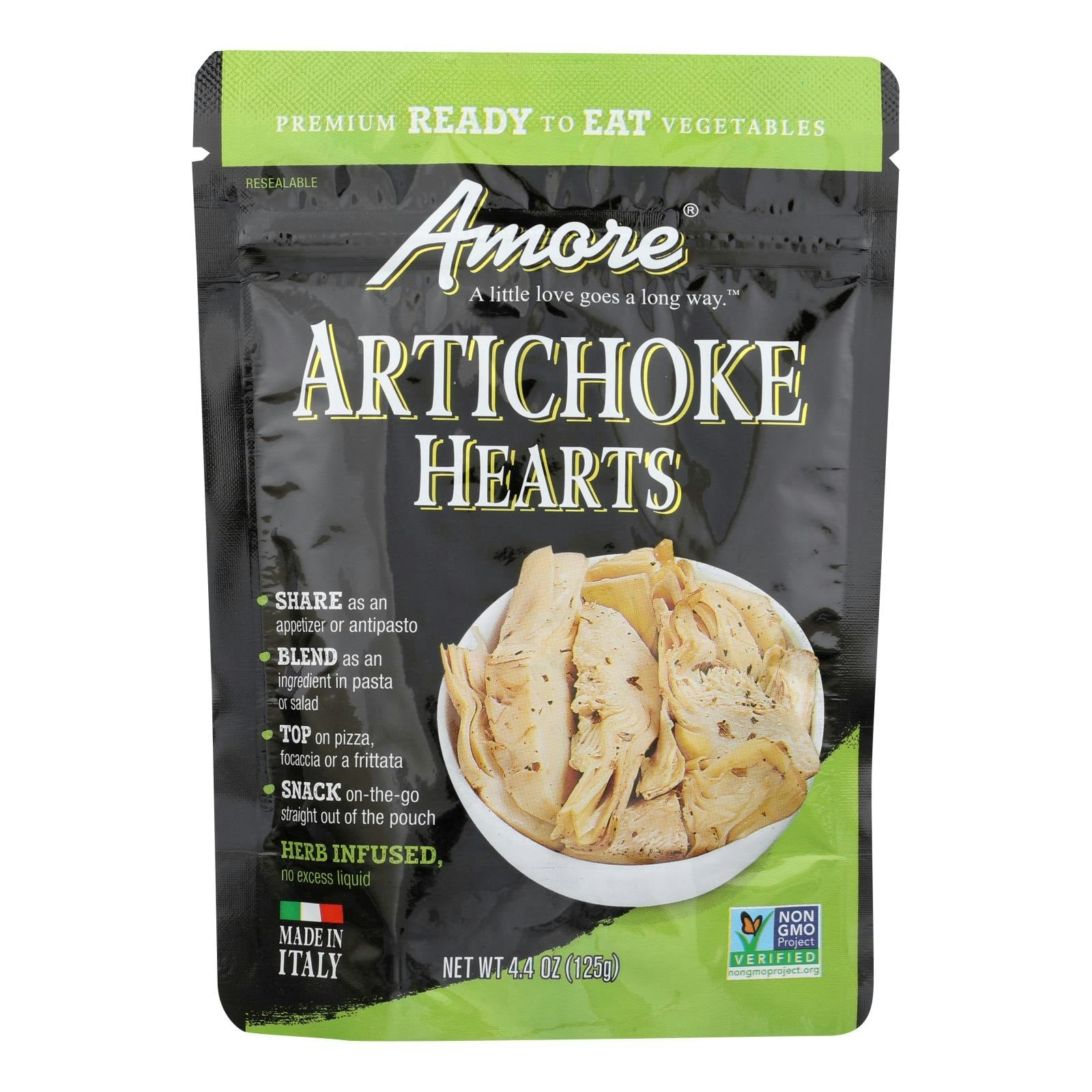 Amore Artichoke Hearts 4.4 oz (Pack of 10)