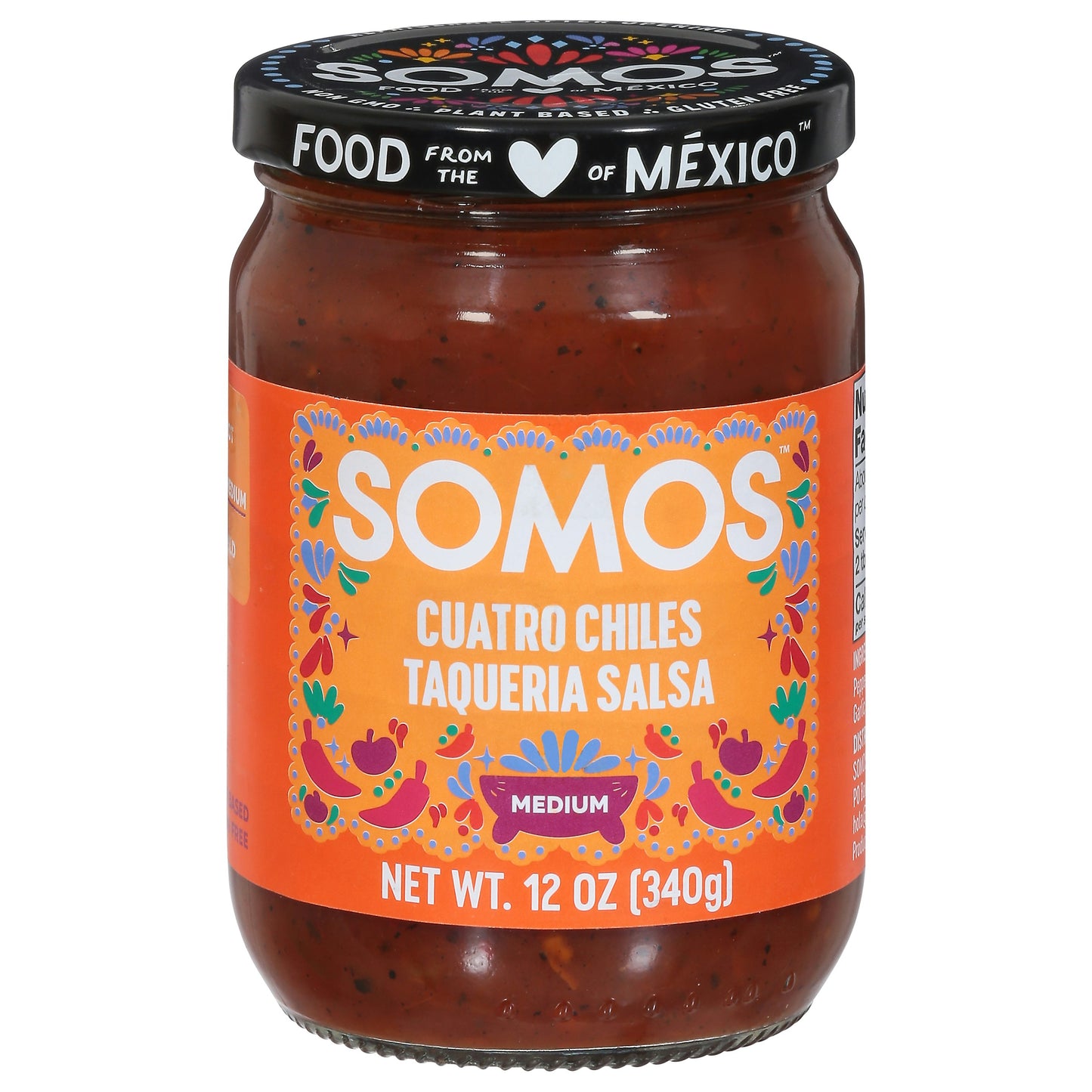 Somos Salsa Chiles Cuatro 12 oz (Pack of 6)