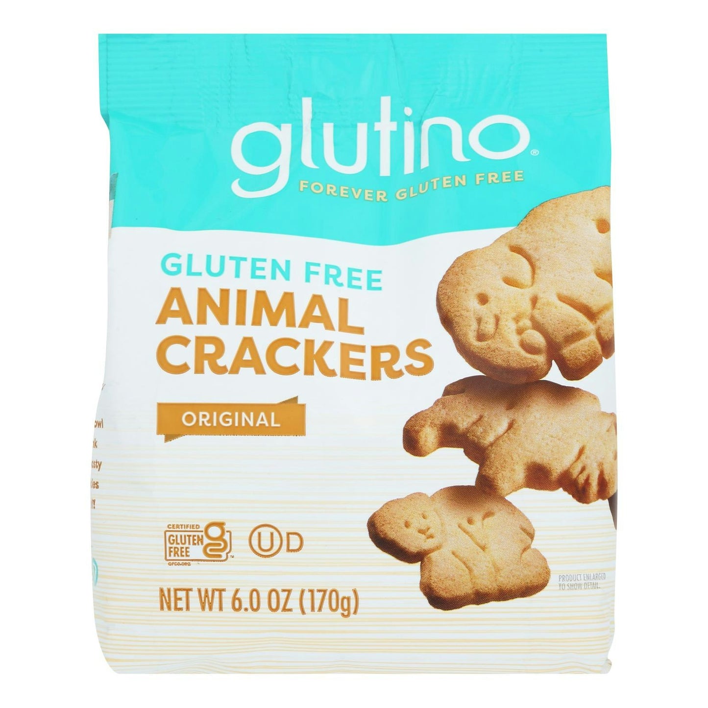 Glutino Animal Crackers Original 6 Oz Pack of 6