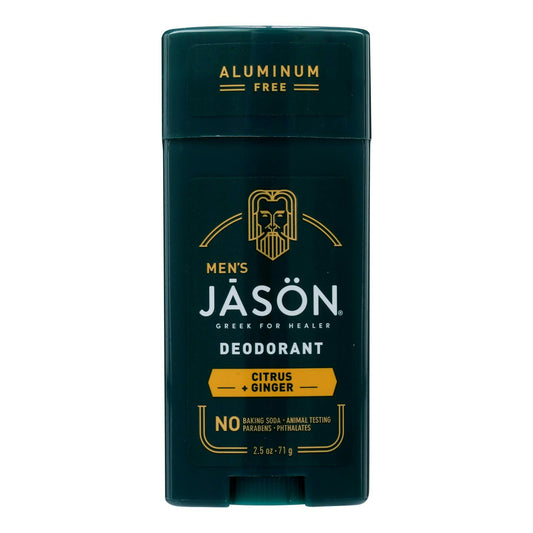 Jason Natural Products - Deodorant Stk Citrus Ginger-2.5 OZ