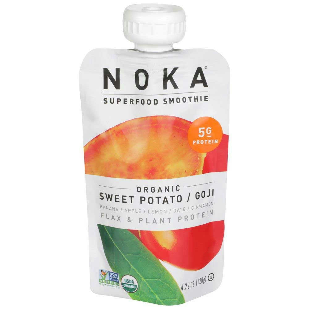 Noka Organic Sweet Potato Goji Superfood Smoothie - 4.22 Ounce (Pack of 6)