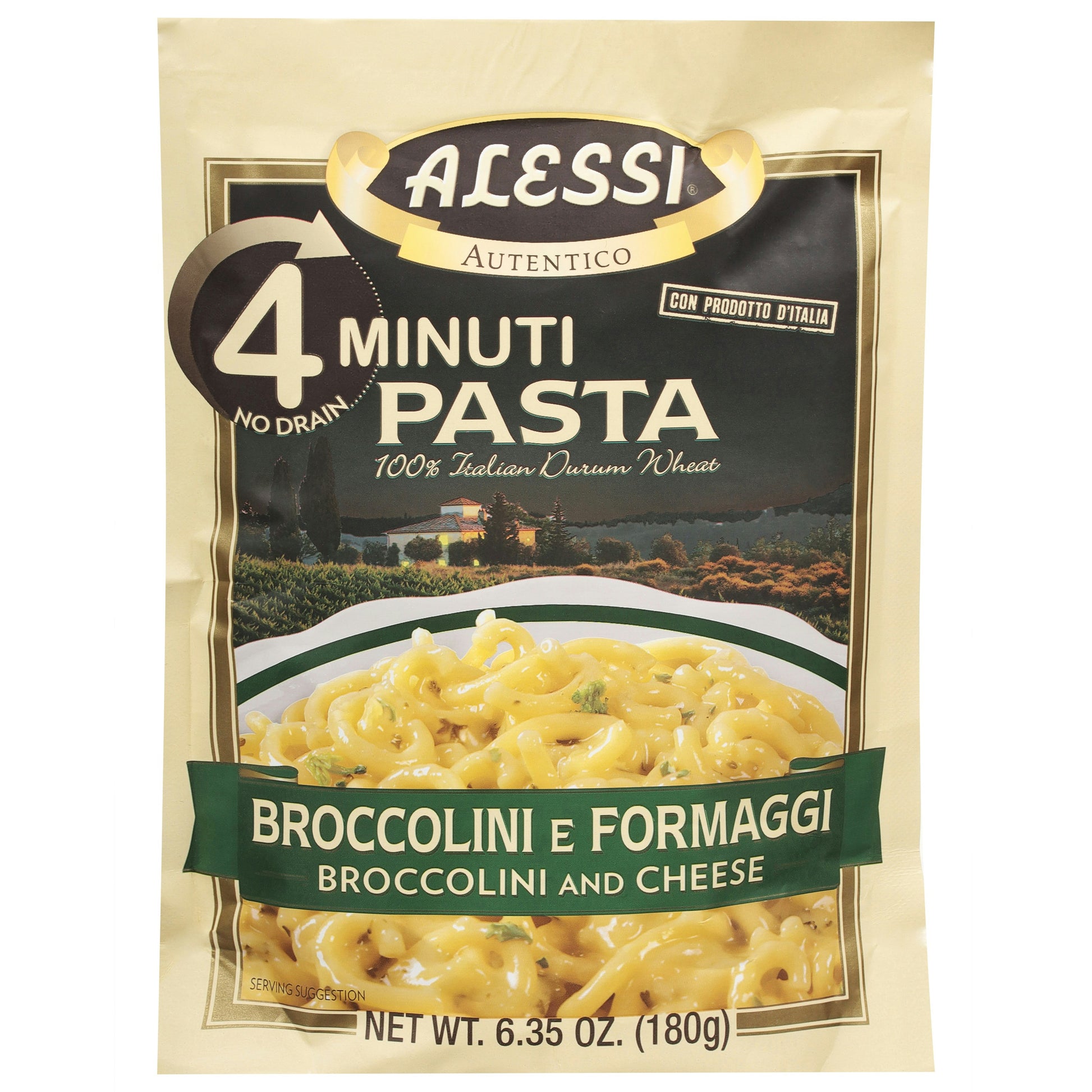 Alessi Pasta Brccoli E Formaggi 6.35 oz (Pack of 6)