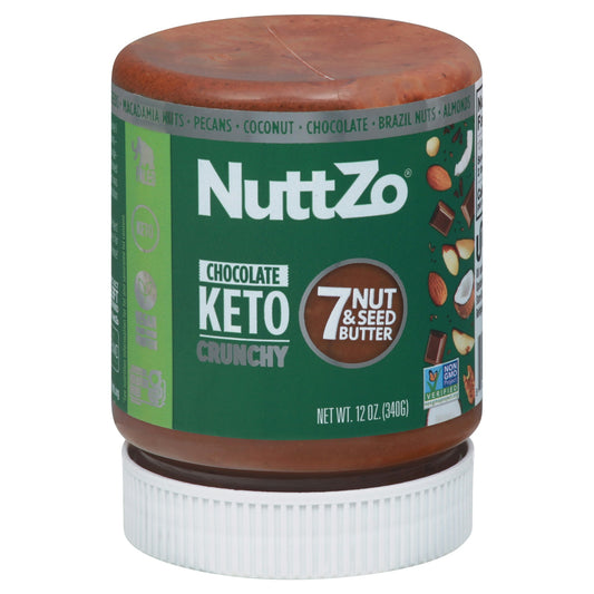Nuttzo Butter Keto Nut Chocolate Chip 12 Oz Pack of 6