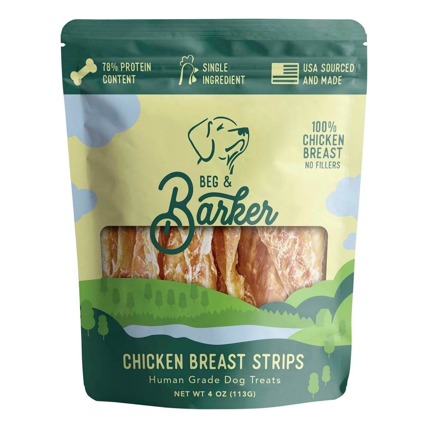 Beg And Barker Treat Dog Chicken Breast 4 Oz