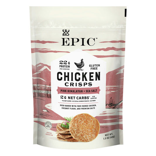 Epic Chips Chicken Himalayan Salt 1.5 Oz Pack of 6