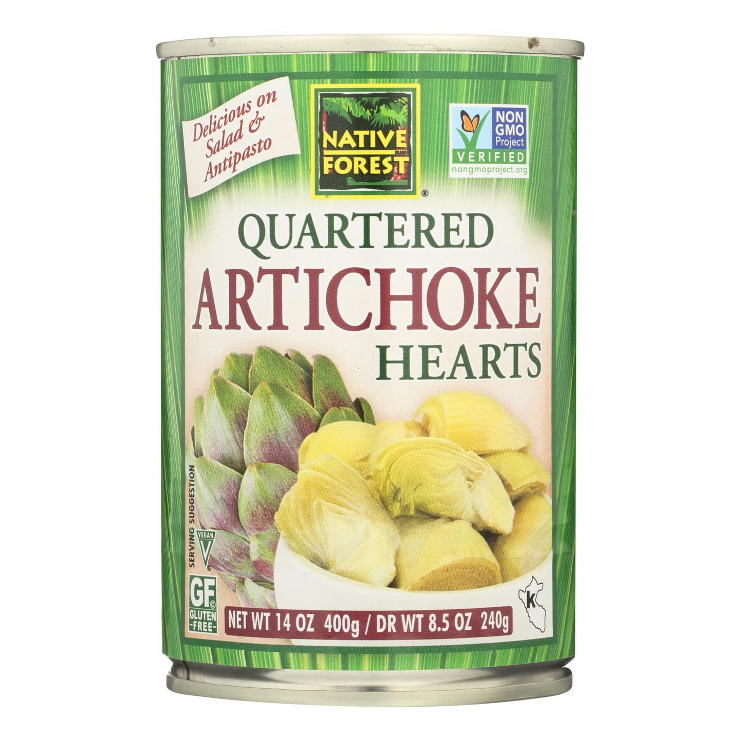 Native Forest Artichoke Harts Qtr. - 14 oz (Pack of 6)