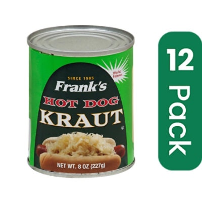 Franks Sauerkraut Hot Dog 8 oz (Pack Of 12)