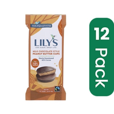 Lily's - Peanut Butter Cup Milk Chocolate 2 (Pack 1.25 oz (Pack of 12)