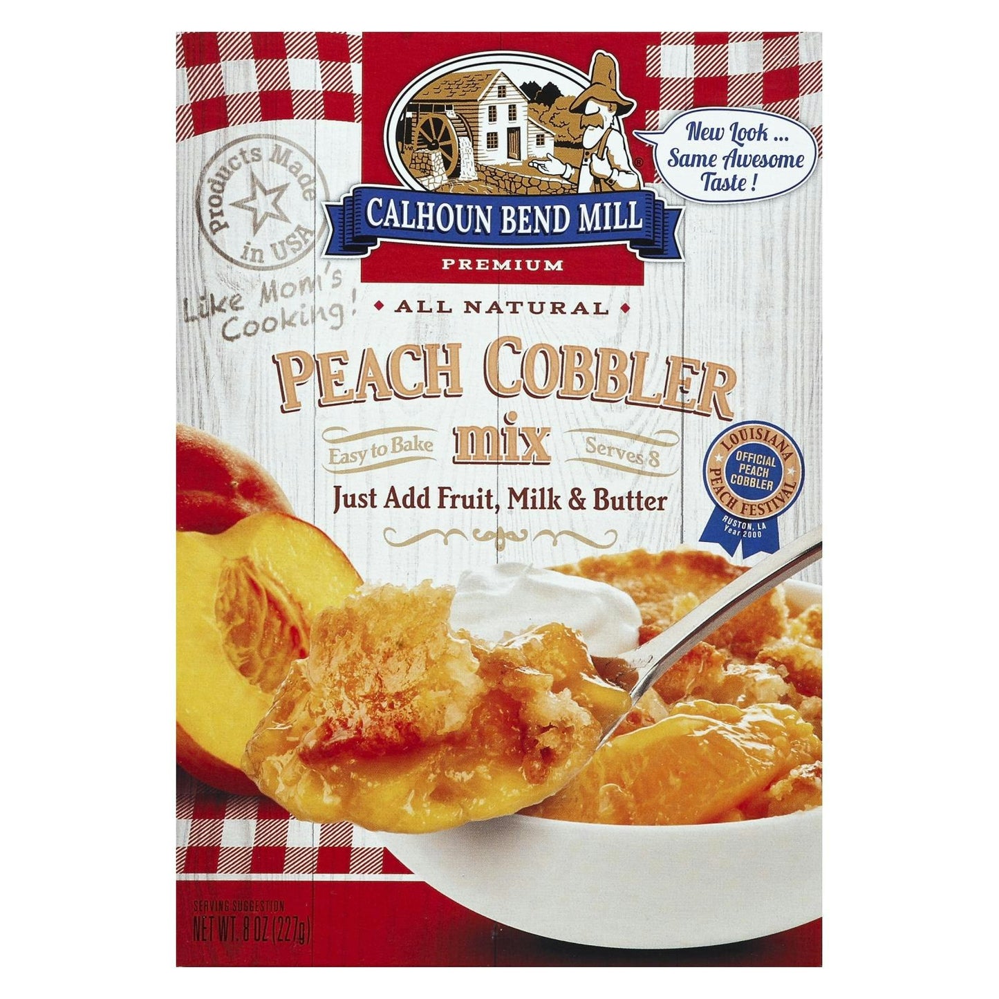 Calhoun Bend Mix - Peach Cobbler 8 oz (Pack of 6)