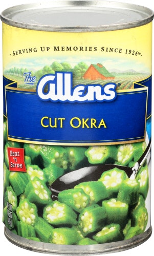 Allens Cut Okra - 14.5 Ounce (Pack of 12)