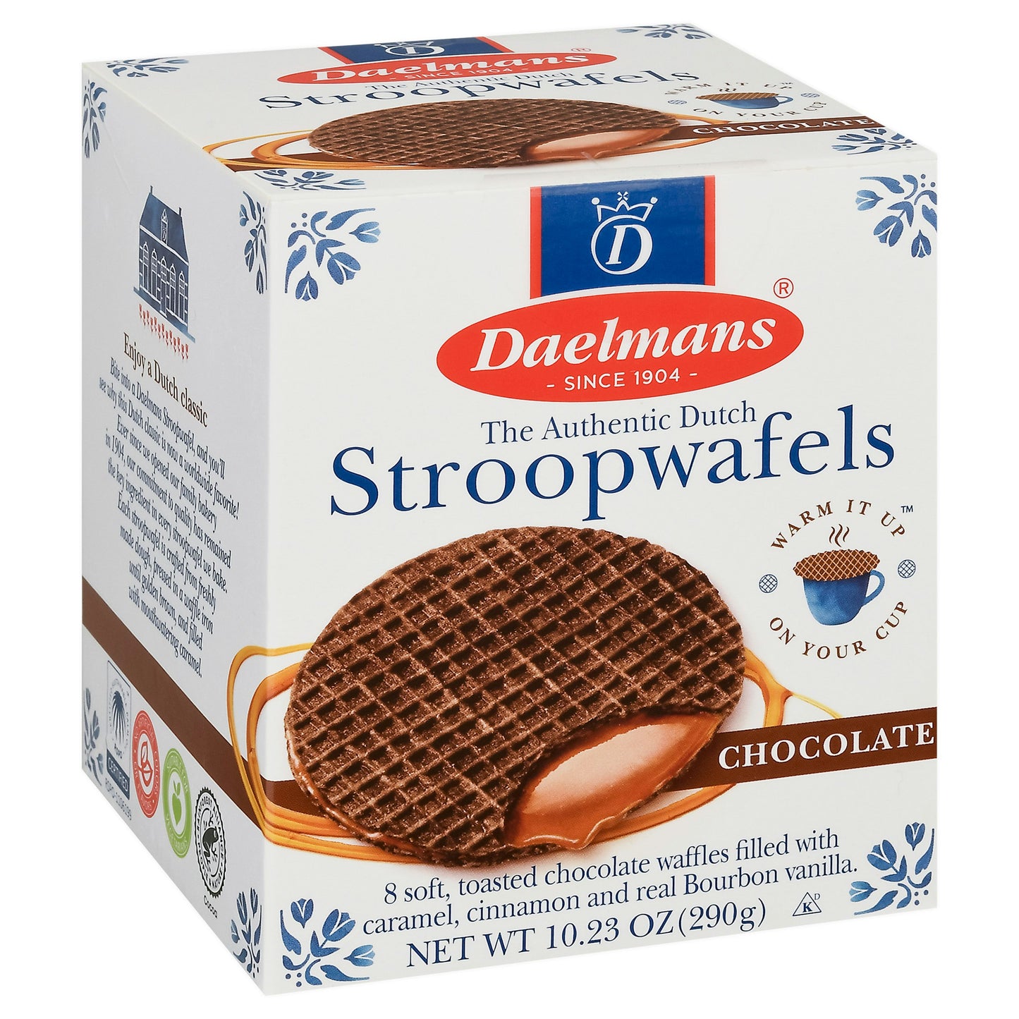 Daelmans Stroopwafels Chocolate Caramel 10.23 oz (Pack of 8)