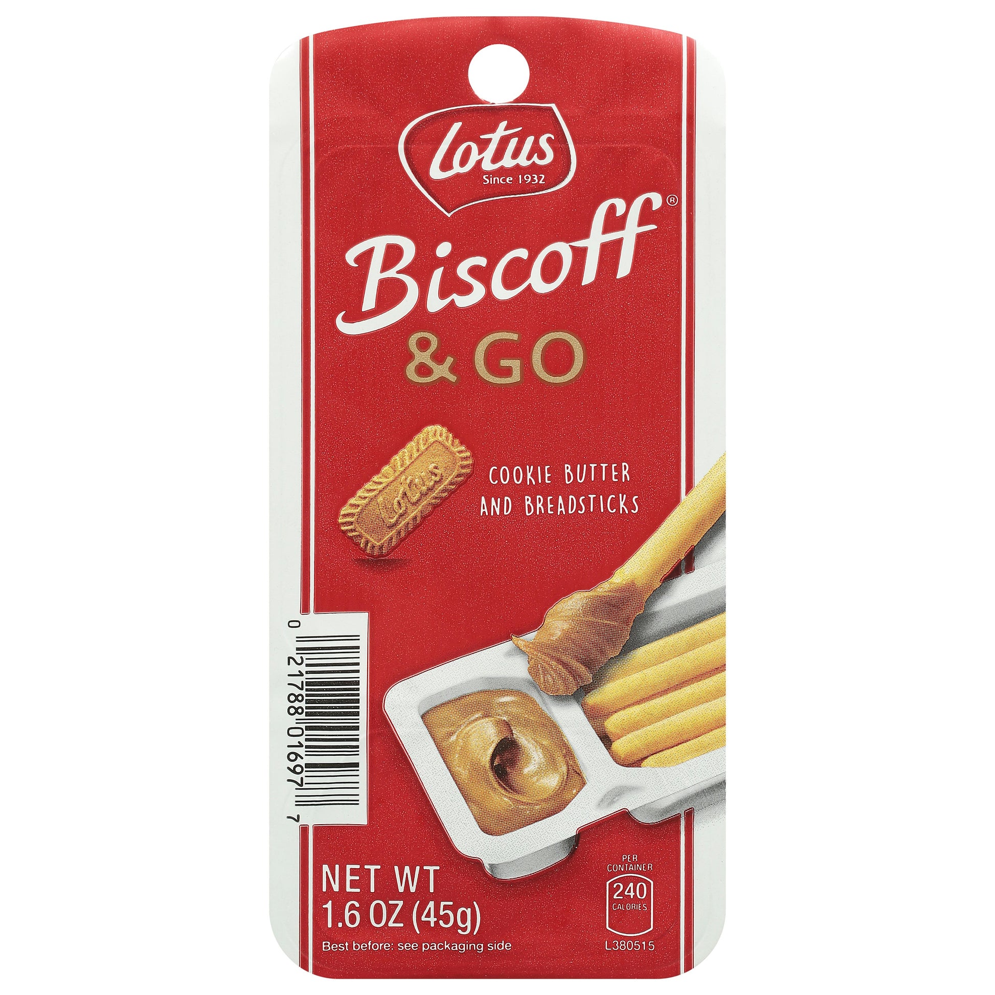 Biscoff Cookie Butter Biscoff and Go 1.6 oz (Pack of 8)