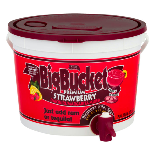 Master Of Mixes Mix Strawberry Daiquiri Margarita Big Bucket 96 oz (Pack of 4)