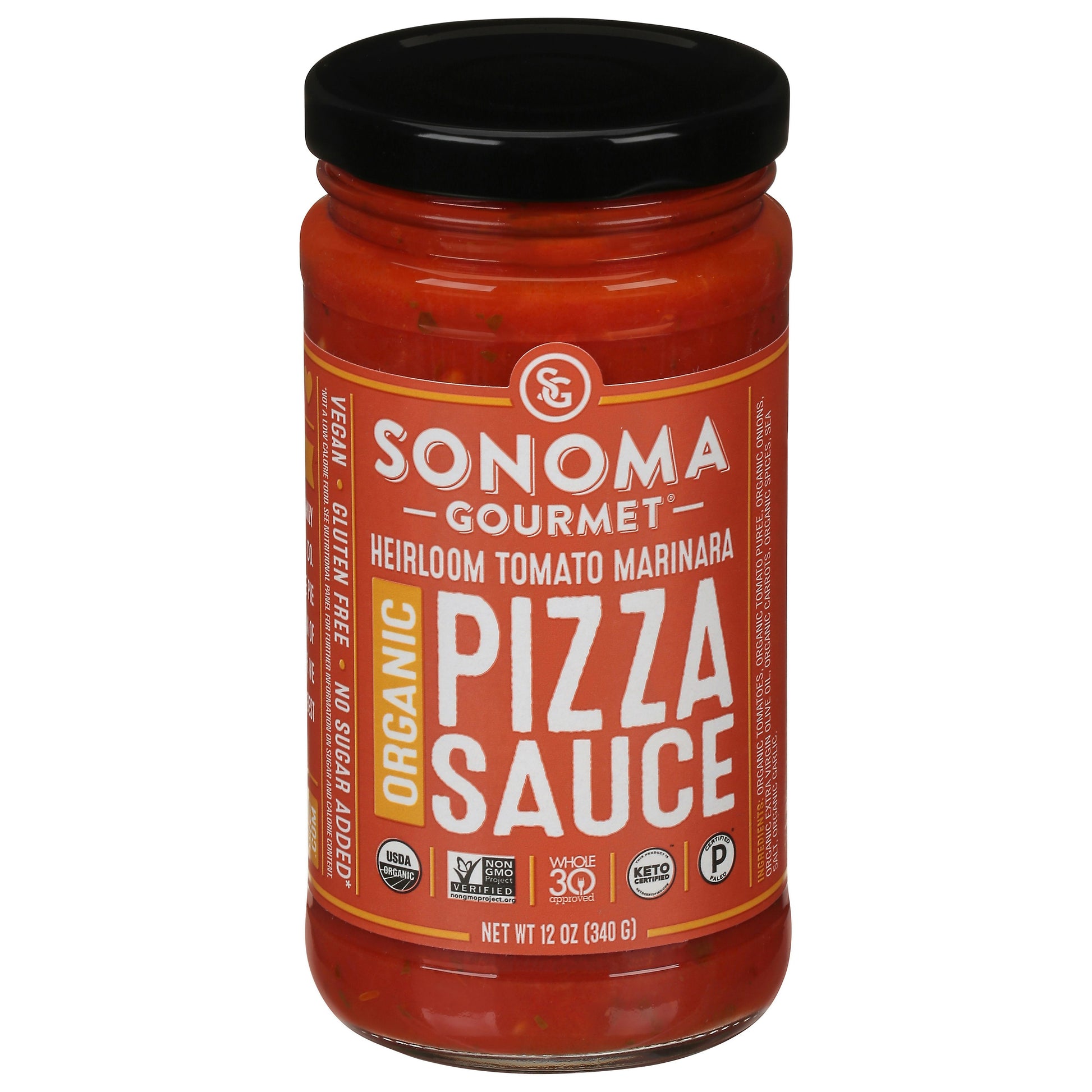 Sonoma Gourmet Sauce Pizza Tomato Marinara 12 Oz Pack of 6