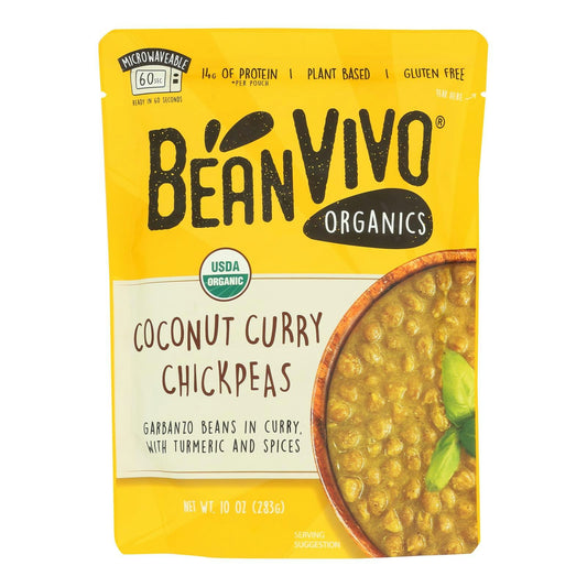 Bean Vivo - Chickpeas Coconut Curry 10 oz (Pack of 6)