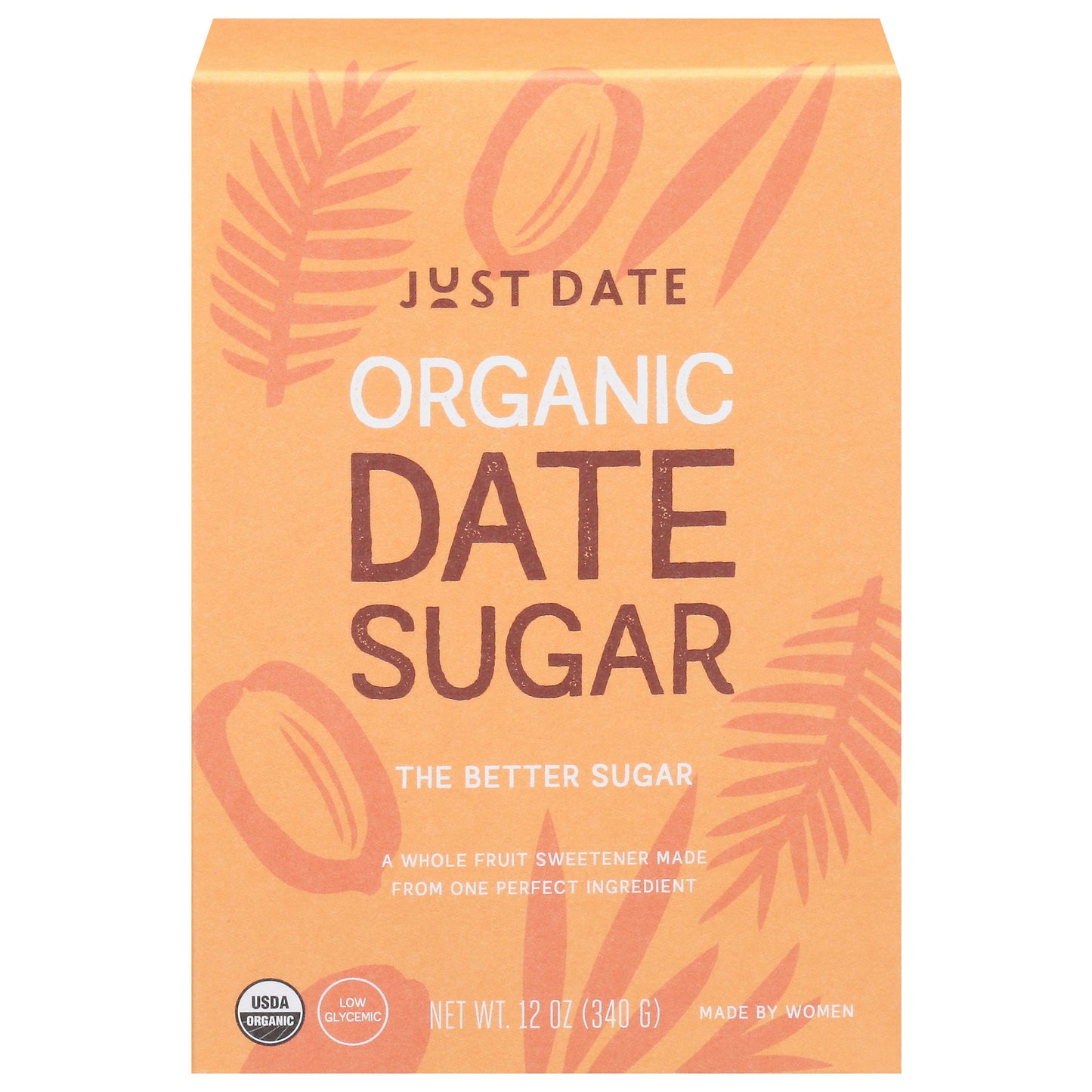 Just Date Syrup Date Sugar Organic 12 Oz Pack of 6