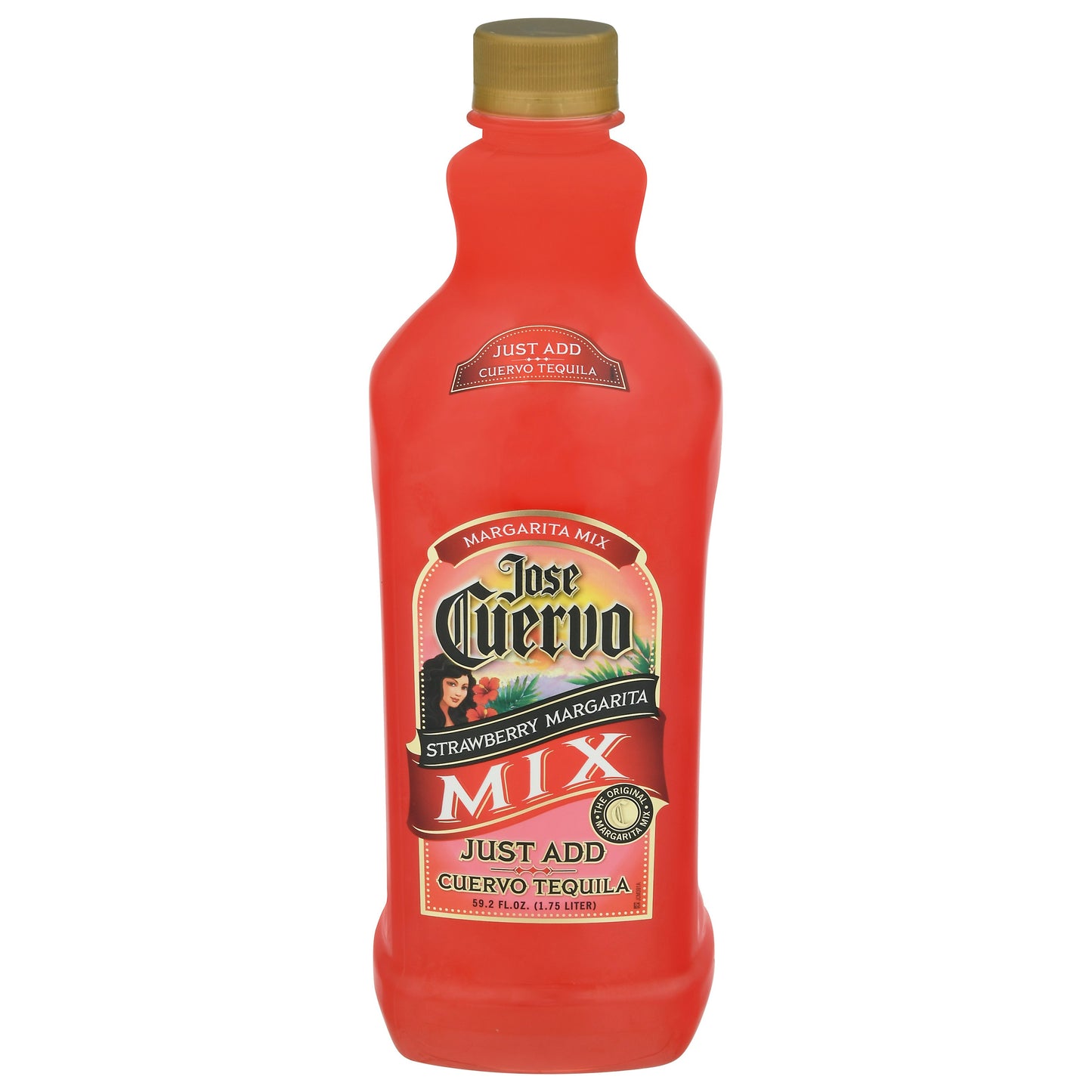 Jose Cuervo Mix Margarita Strawberry Lime 1.75 Light (Pack Of 6)