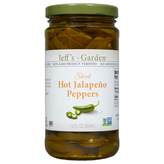 Jeffs Garden Peppers Jalapeno Hot Sliced 12 Fo Pack of 6