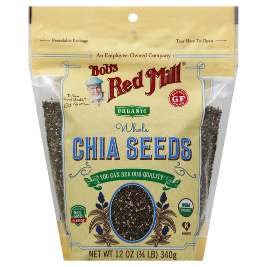 Bobs Red Mill Seed Chia 12 oz (Pack of 5)