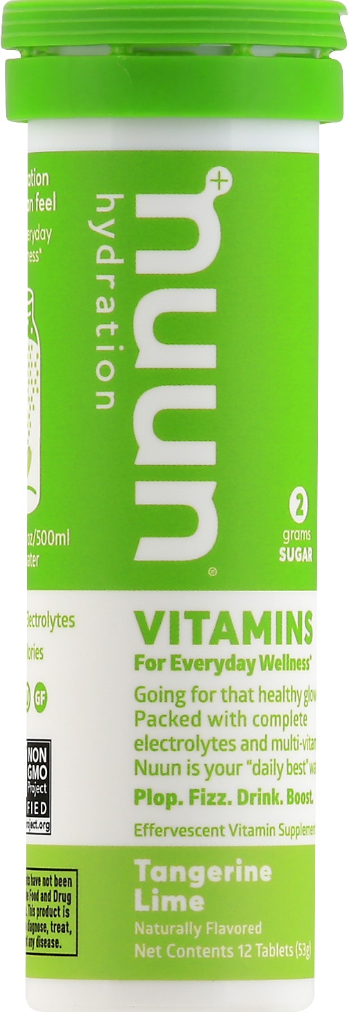 Nuun Vitamin Tangerine Lime 12 Tablets (Pack of 8)