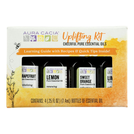 Aura Cacia Uplifting Essential Oil Kit 1 Fo Pack of 1