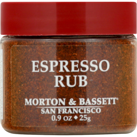 Morton & Bassett Seasoning Espresso Rub 0.9 Oz Pack of 3