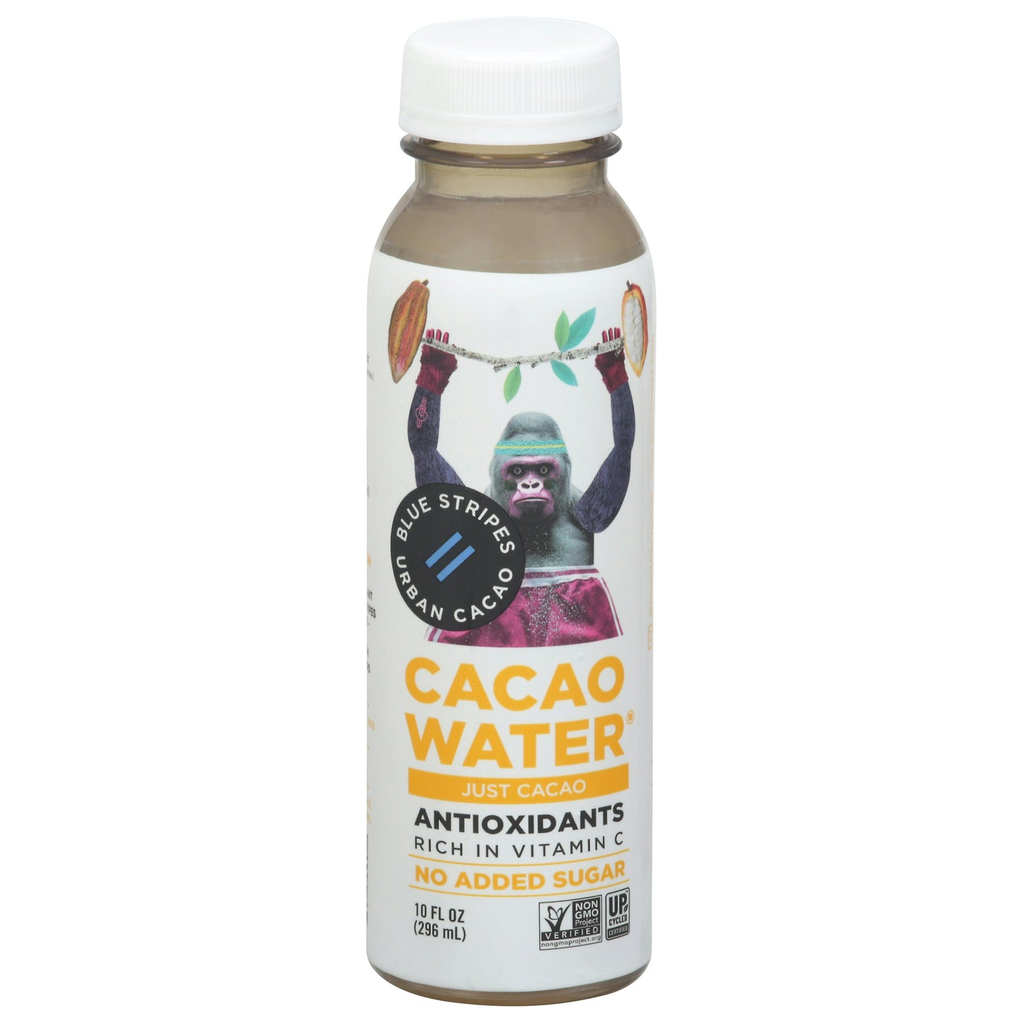 Blue Stripes Water Cacao Cacao 10 fl oz (Pack of 12)