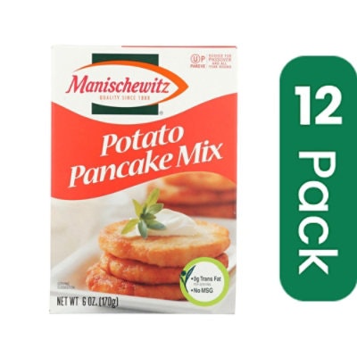 Manischewitz Pancake Mix Potato - 6 oz (Pack of 6)