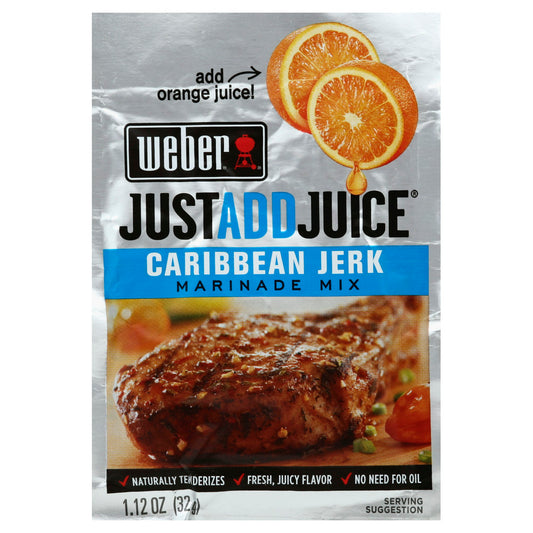 Weber Marinade Caribbean Jerk Just Add Juice 1.12 Oz (Pack of 12)