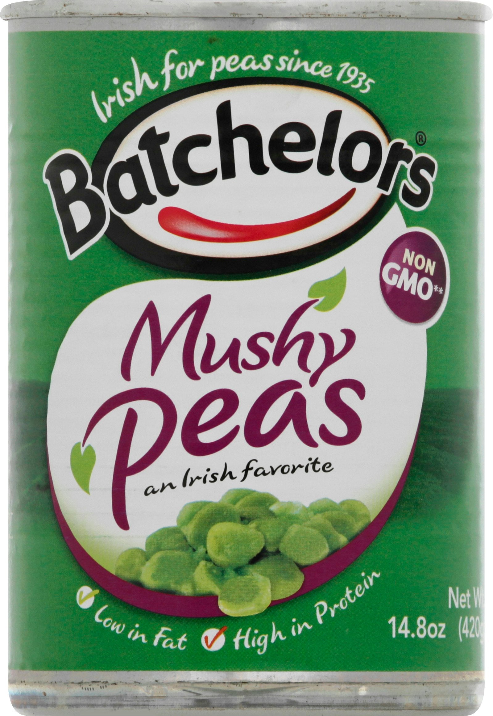 Batchelors Peas Mushy Canned 14.8 Oz Pack of 12