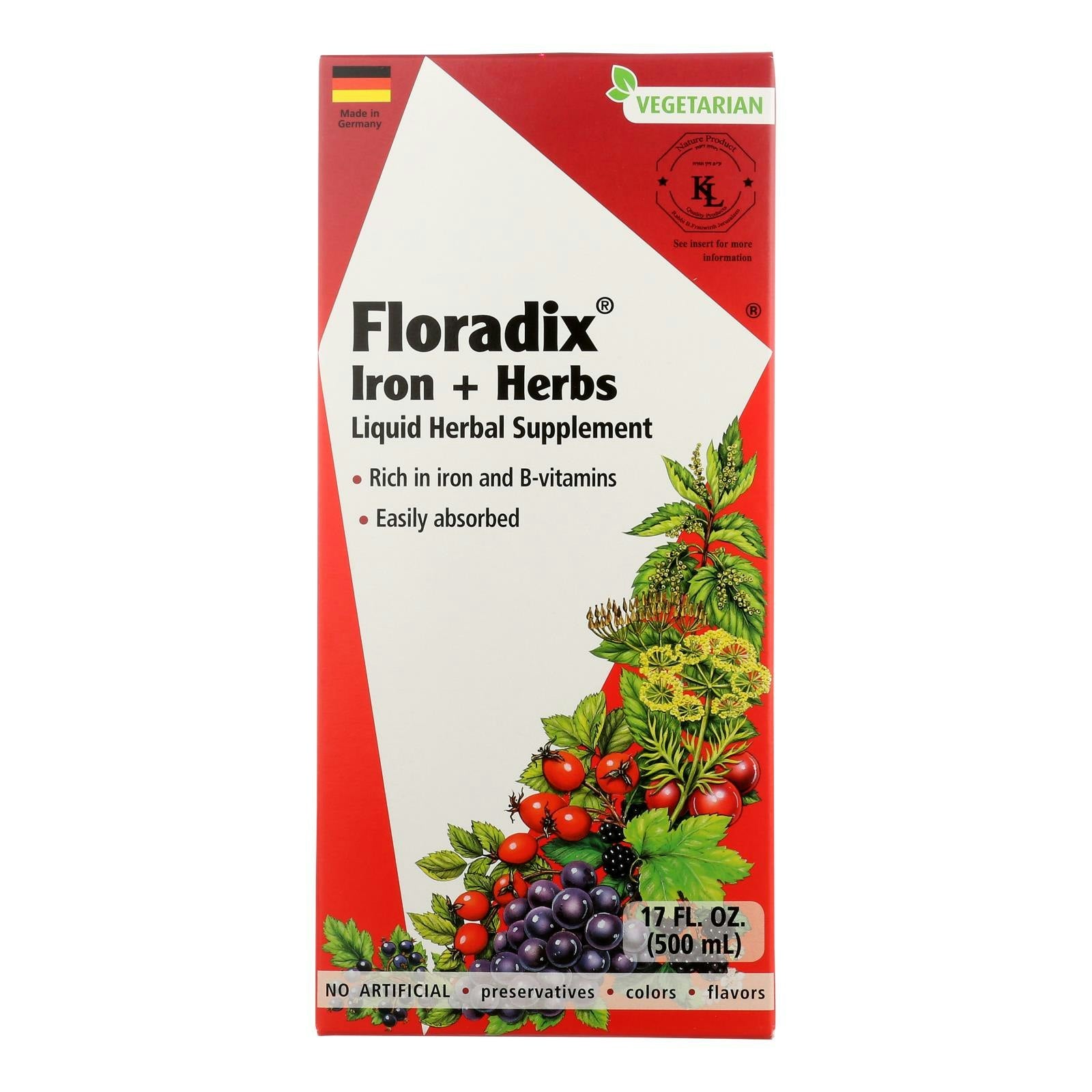 Floradix - Floradix Iron And Herbs - 17 fl. oz