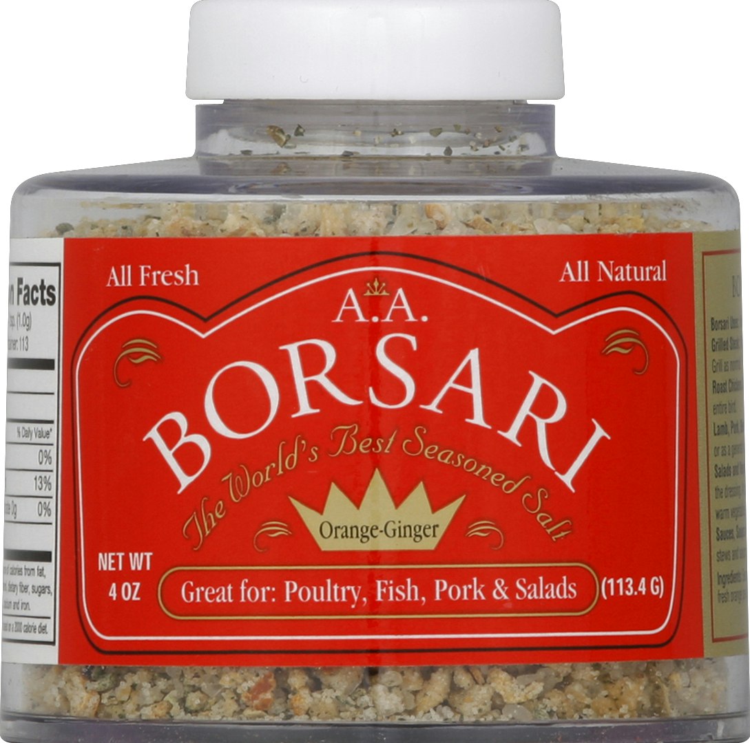 Borsari Seasoning Orange Ginger 4 Oz Pack of 6