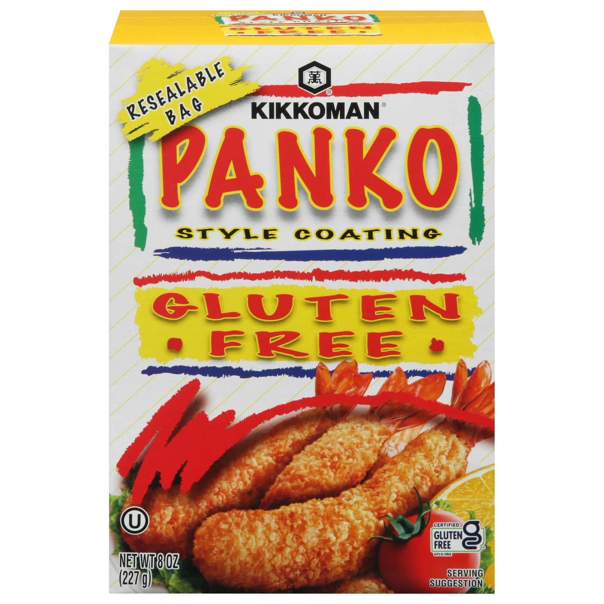 Kikkoman Panko Sylte Coating Gluten Free 8 oz (Pack of 12)