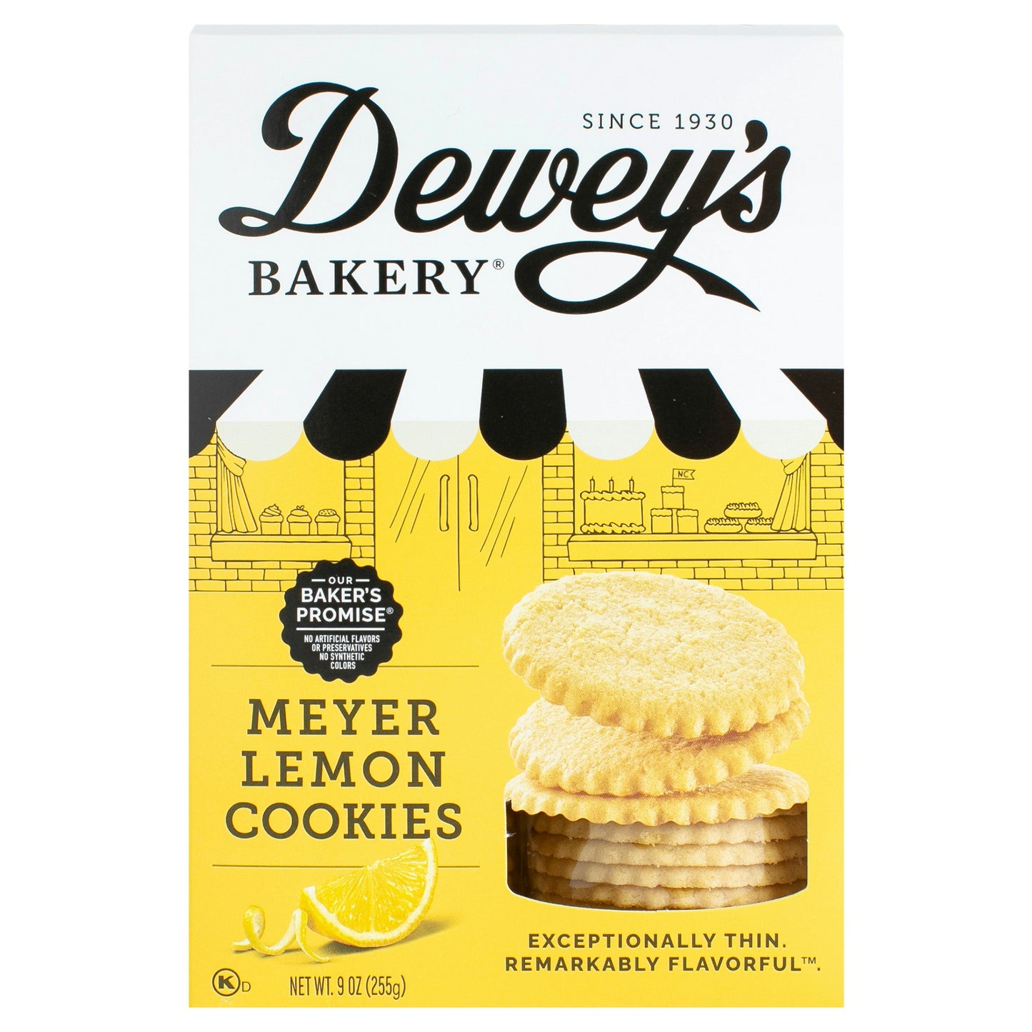 Deweys Cookie Meyer Lemon 9 oz (Pack of 6)