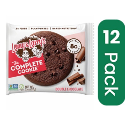 Lenny & Larrys Bar Cookie Double Chocolate 2 Oz (Pack of 12)