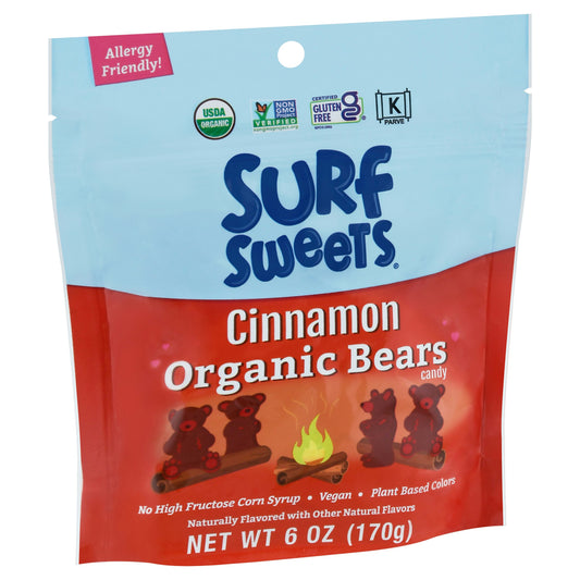 Surf Sweets Bears Cinnamon 6 Oz (Pack of 8)