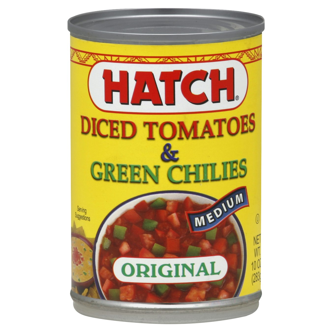 Hatch Green Chili Dice Tomato 10 Oz Pack of 12