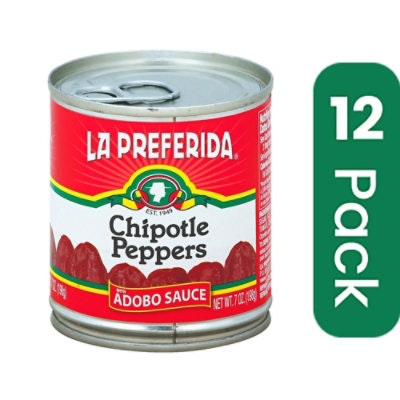 La Preferida Pepper Chipotle Whole 7 Oz (Pack of 12)