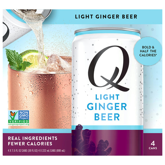 Q Tonic Mixer Ginger Beer Light 30 FO (Pack of 6)