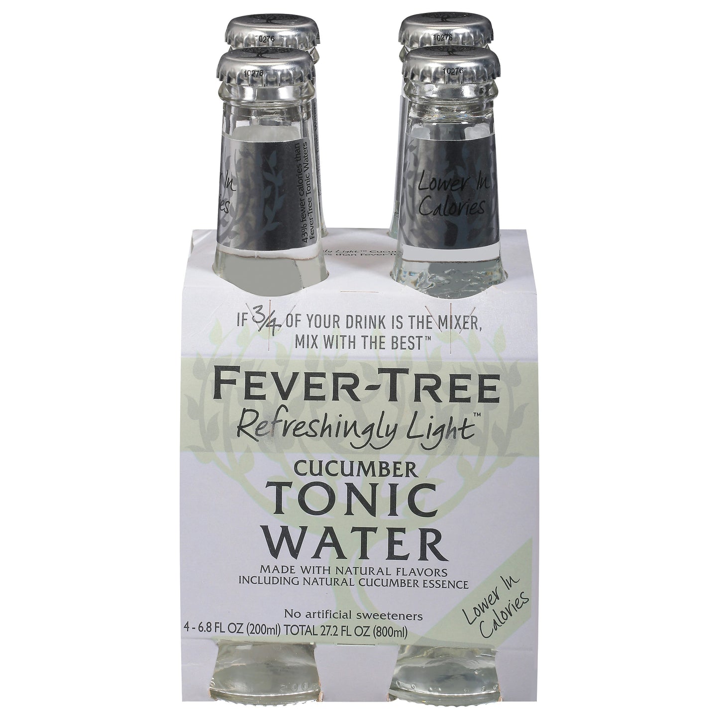 Fever Tree Soda 4Pk Tonic Light Cucumber 27.2 FO (Pack of 6)