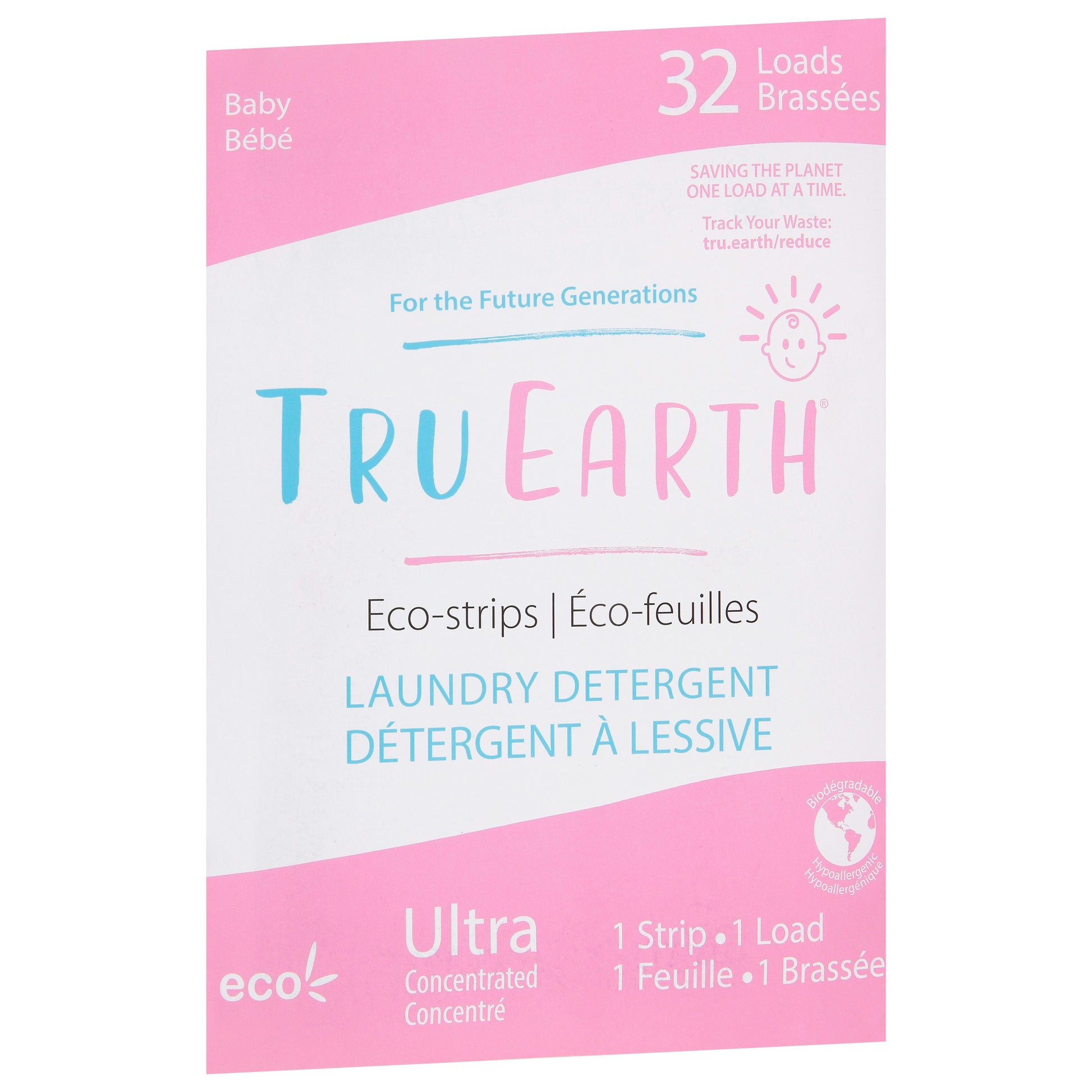 Tru Earth Detergent Laundry Baby 32 Ct (Pack of 12)