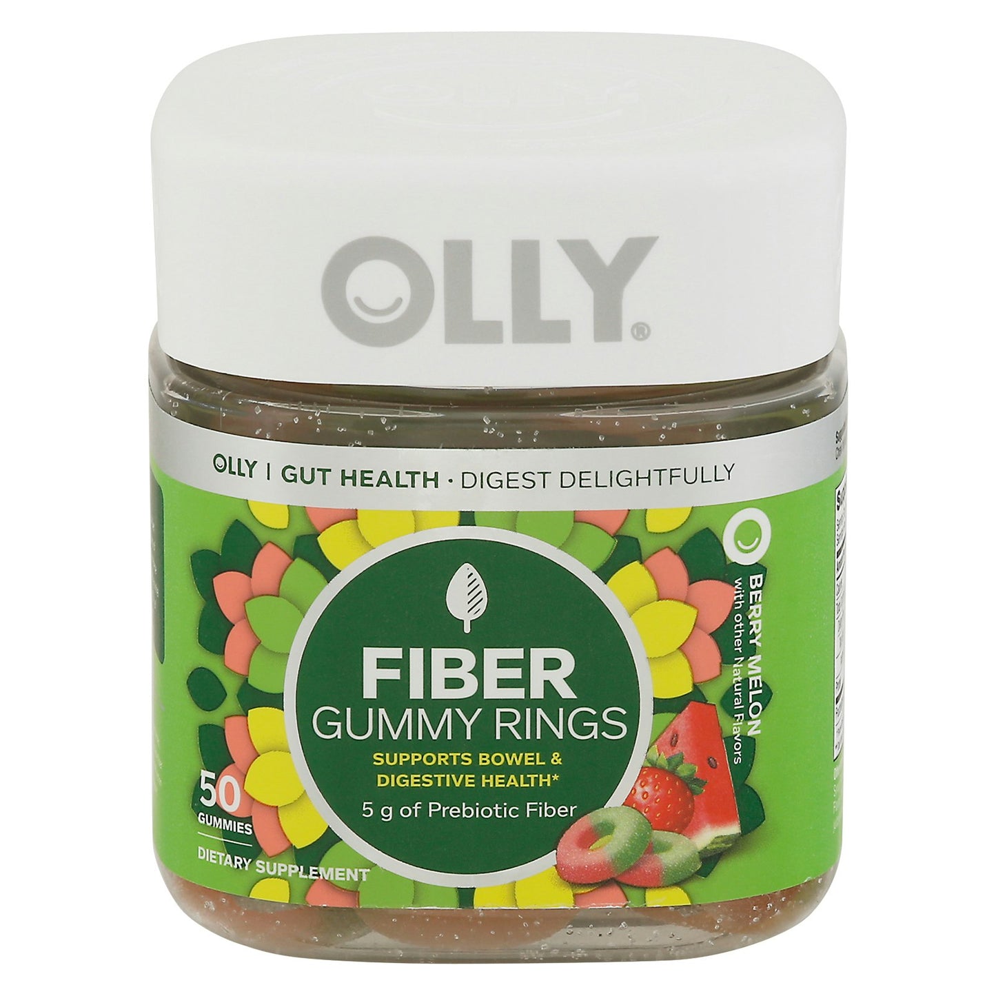 Olly Fiber Gummy Rings 50 Count (Pack of 3)