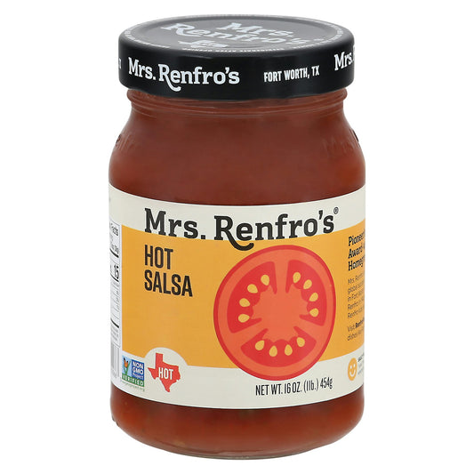 Mrs Renfro Salsa Picante Hot 16 oz (Pack of 6)