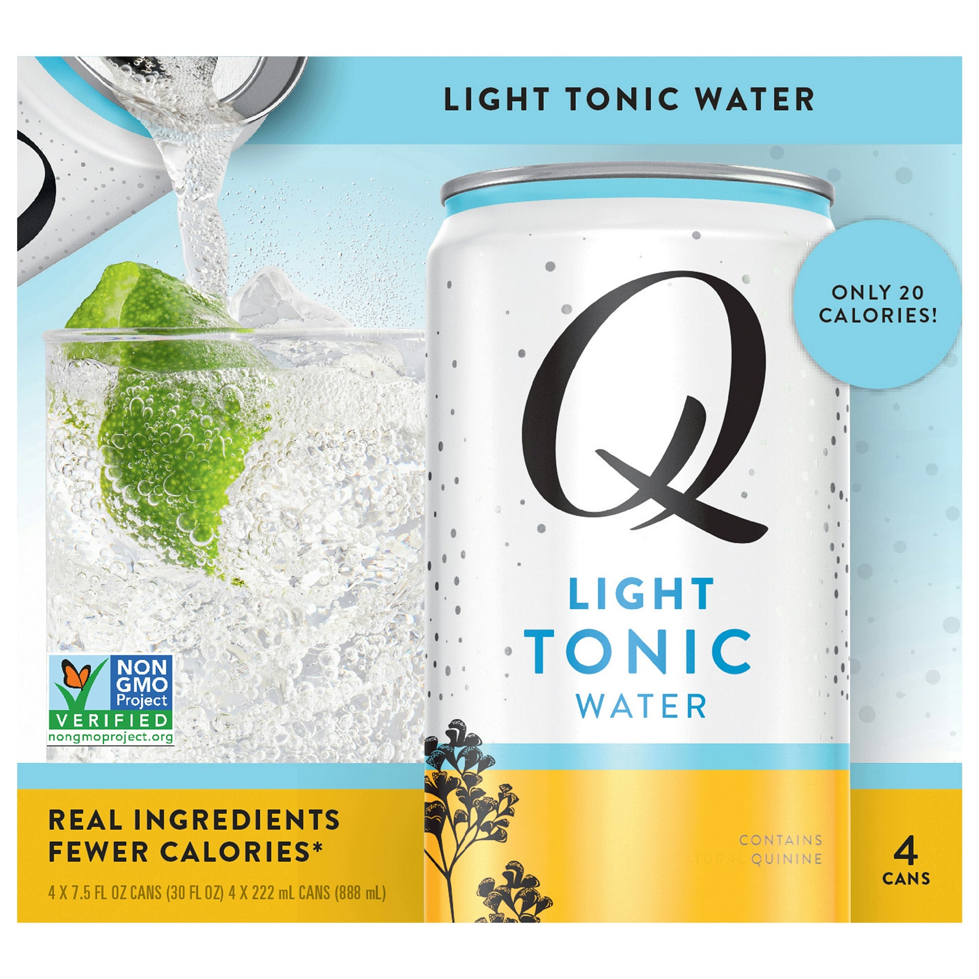 Q Tonic Water Tonic Light 30 FO (Pack of 6)